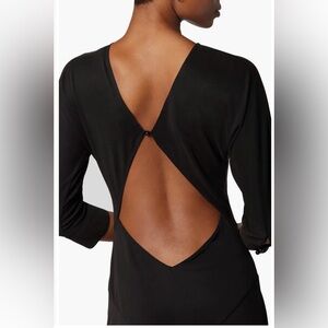 Maryse Cutout Back Midi Dress